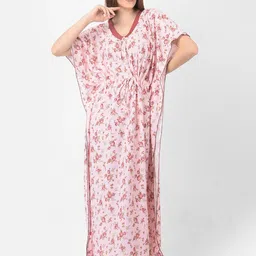 Noty Floral Printed Kaftan Maxi Nightdress-picture-8