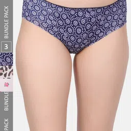 Amour Secret Pack Of 3 Printed Leak Proof Hipster Briefs-image-72