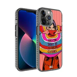 DailyObjects Pink & Red Printed iPhone 12 Pro Phone Case image 1