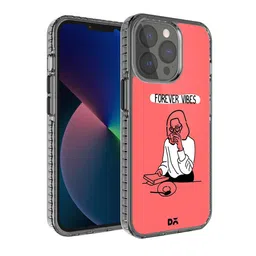DailyObjects Pink & White Printed Forever Vibes Stride 2.0 iPhone 13 Pro Phone Case-20