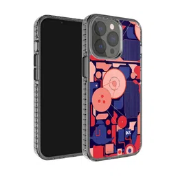 DailyObjects Abstract Printed Impact Resistant iPhone 14 Pro Back Case image 3