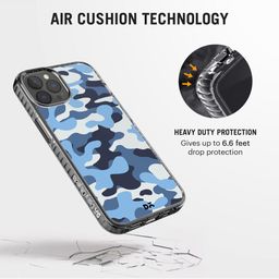 DailyObjects Multi Colored Printed Camouflage Aquatic  iPhone 12 Pro Max Phone Case image 3