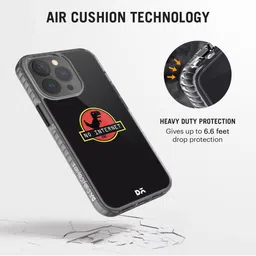 DailyObjects Black & Red Printed No Internet Stride 2.0 iPhone 13 Pro Phone Case image 3