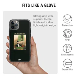 DailyObjects Black Printed Can You Not Stride 2.0 iPhone 11 Pro Phone Case image 4