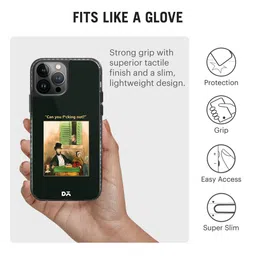 DailyObjects Black & Brown Can You Not iPhone 13 Pro Back Case image 4