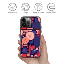 DailyObjects Abstract Printed Impact Resistant iPhone 14 Pro Back Case image 4