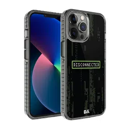 DailyObjects Black & Grey Disconnected Stride 2.0 iPhone 12 Pro Max Back Case-17