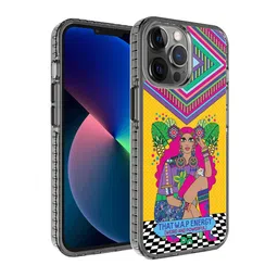DailyObjects Pink & Green Printed Weird & Powerful iPhone 12 Pro Max Phone Case-34