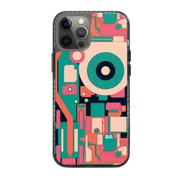 DailyObjects Geometric Printed Impact Resistant iPhone 12 Pro Max Phone Back Cover-16