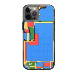 DailyObjects Geometric Printed Impact Resistant iPhone 12 Pro Max Phone Back Cover-55