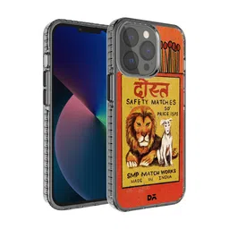 DailyObjects Orange & Yellow Dost Matchbox iPhone 13 Pro Max Back Case-58
