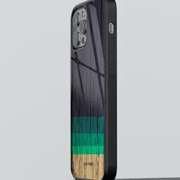 macmerise Black & Green Printed iPhone 13 Pro Max Phone Cases-9
