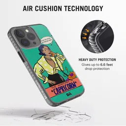 DailyObjects Green Capricorn Printed Stride 2.0  iPhone 13 Pro Max Max Back Case image 2