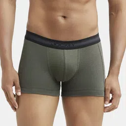 Jockey Men Super Combed Cotton Rib Solid Trunks with Stay Fresh Properties 1015-0105-image-81