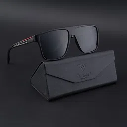 Voyage Unisex Wayfarer Sunglasses with Polarised and UV Protected Lens TR8100PMG4307 image 1