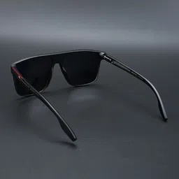 Voyage Unisex Wayfarer Sunglasses with Polarised and UV Protected Lens TR8100PMG4307 image 4