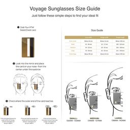 Voyage Unisex Aviator Sunglasses With Polarised and UV Protected Lens A2022MG4290Z image 5