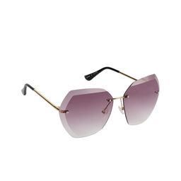 Scavin Women Purple Lens & Gold-Toned Sunglasses with UV Protected Lens-S628 GLDPUR GRD-image-53