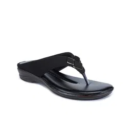 SAPATOS Women Black T-Strap Flats-image-78