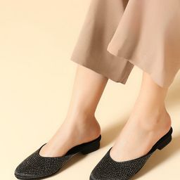 Inc 5 Embellished Block Heeled Mules-12