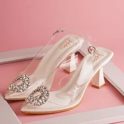 JM Looks Embellished Slim Heel Pumps-37