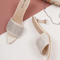Retro Walk Embellished Open Toe Slim Heels-10