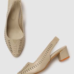 Marc Loire Laser Cuts Block Heel Pumps-29