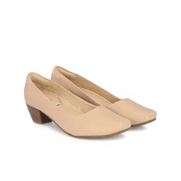 Delize Block Closed Back Pumps-2
