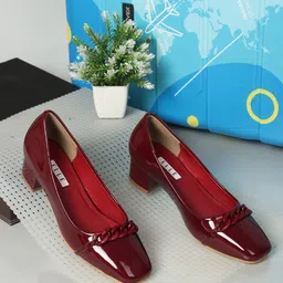 ELLE Embellished Block Pumps-32