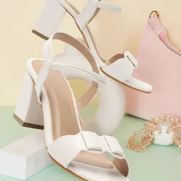 ICONICS Embellished Block Heels With Backstrap image 1