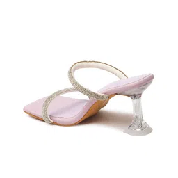 KIRAVI Embellished Double Strap Block Heels image 2