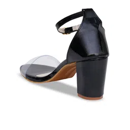 Misto Open Toe Comfortable Block Heels With Ankle Loop image 3