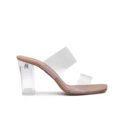 Shoetopia Solid Block Heels image 2