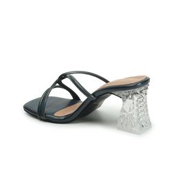 madam glorious Strappy Open Toe Block Heels image 5