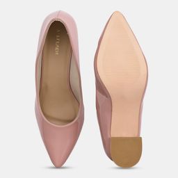 T.ELEVEN Pointed Toe Block Heel Pumps image 4