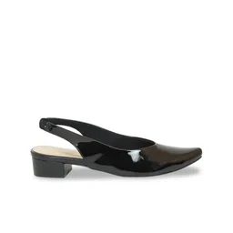 Inc 5 Black Textured Party Block Pumps image 3
