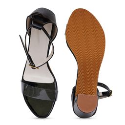 Misto Open Toe Comfortable Block Heels With Ankle Loop image 5