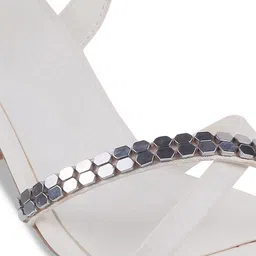Mochi Embellished Party Block Heels With Backstrap image 5
