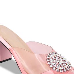 Try Me Embellished Party Block Peep Toes image 3