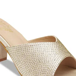 Shoetopia Girls Colourblocked Party Block Pumps image 5