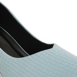 ELLE Textured Pointed Toe Block Pumps image 3