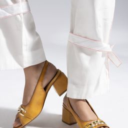 MIORAH Embellished Leather Backstrap Block Heel Pumps-18