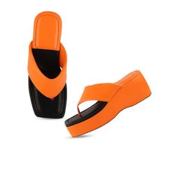 Try Me Open Toe Flatform Heels image 5