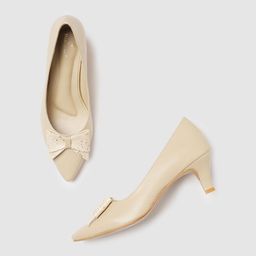 Marc Loire Pointed Toe Kitten Heeled Pumps-24