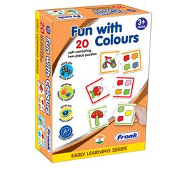 Frank Set of 20 Two-Piece Fun With Colours Early Learning Puzzle-35
