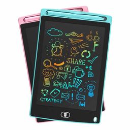 generic Illuminati Kart - Re-Writable LCD Writing Tablet With 21.5Cm (8.5Inch) - Rewritable LCD Writing Pad With Stylus Pen For Drawing, Handwriting - LCD Magic Slate With Stylus, Assorted image 1