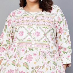 Moiree by Lifestyle Women Ethnic Motifs Printed Regular Kurta with Pyjamas & With Dupatta image 2