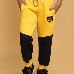 V-Mart Boys Colourblocked Cotton Fleece Joggers-picture-16