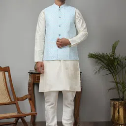 Anouk Men Regular Kurta with Churidar-10