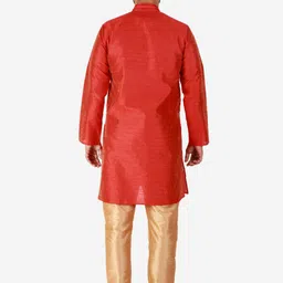Pro-Ethic STYLE DEVELOPER Men Pure Silk Kurta with Pyjamas image 4